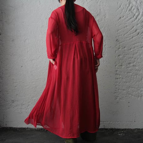 Tabrik cache-coeur dress (red)