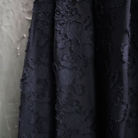 .less cut jacquard pants (navy)