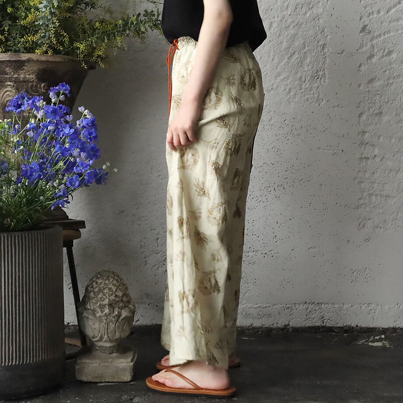 TOWAVASE Frais linen pants (beige) | nii-B | WE...