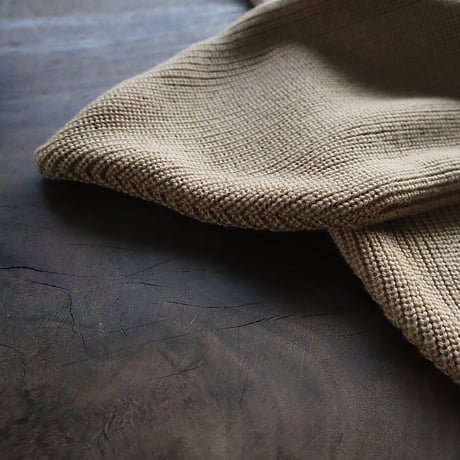 R&D.M.Co-  hoodie muffler (beige)