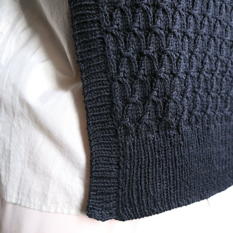 chiihao x nii-B  rambouillet vest (black)