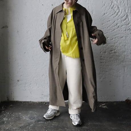 ànuke Soutiencollar Raglan Coat (brown)