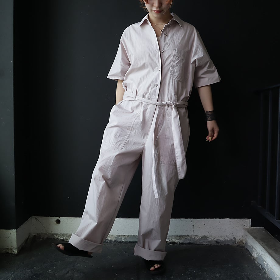 ànuke halfsleeve shirts conbinaisonアンヌーク ànuke halfsleeve shirts combinaison (pink) | n