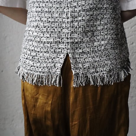 NOTA le blueque gillet (white x black)