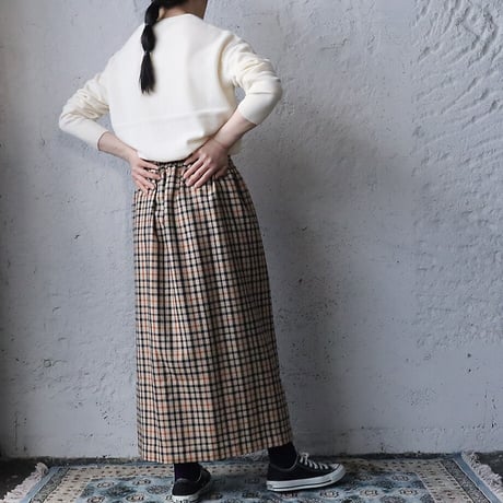 NOTA  long skirt (check)