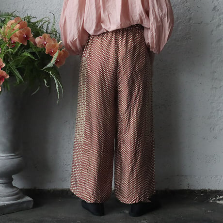 TOWAVASE sarasa silk pants (camel)