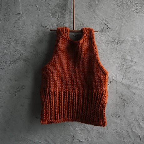 chiihao x nii-B peru vest  cinnamon