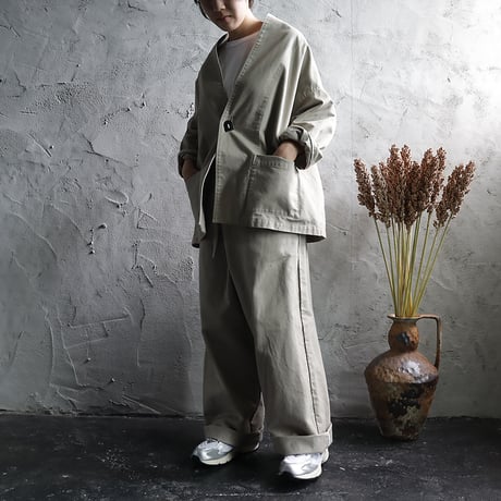 ROVAROVA x .less cocoon jacket (greige)
