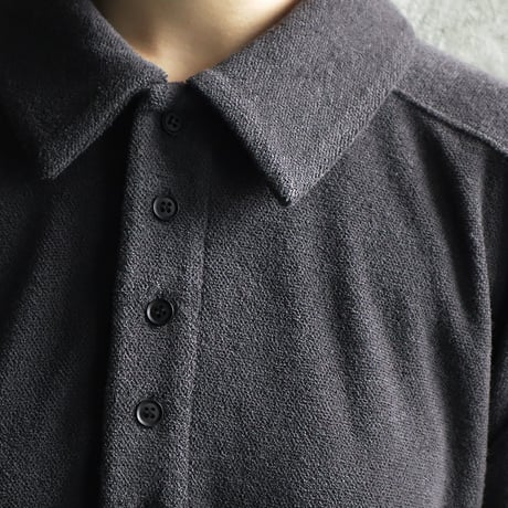 ànuke pile polo tops (charcoal gray)