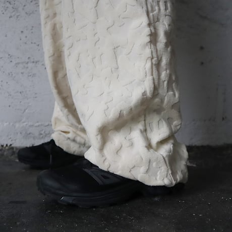 ànuke jacquard rough pants (ivory)