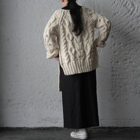 TOWAVASE Pétit dejeuner pécheur cardigan (ivory)