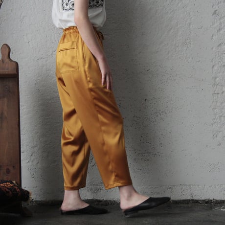 NOTA  satin pants ( mustard)