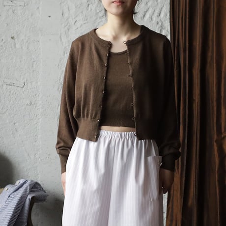 ànuke Layered Mohair Knit (brown)