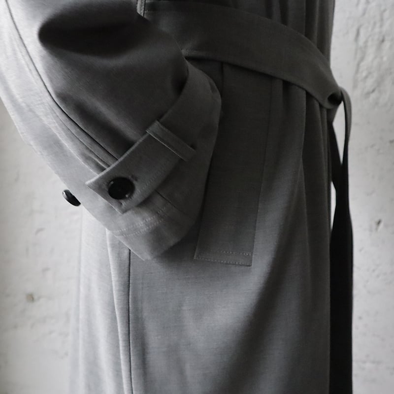 anuke アンヌーク Wool Soutiencollar Coat 38 ànuke Soutiencollar Raglan Coat (gray) | nii-B
