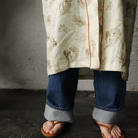 TOWAVASE Frais linen robe (beige)