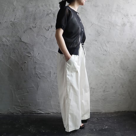 Le pivot cotton easypants(ivory)