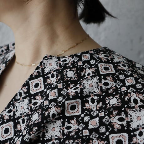 NOTA sicily dress sleeveless (tile print)
