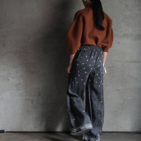 TOWAVASE Aquarelle silk pants