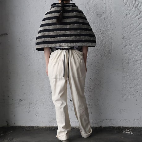 .less stripe  bolero stole