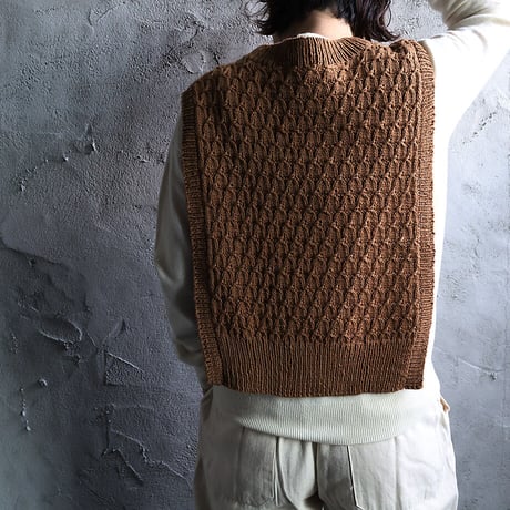 chiihao x nii-B  rambouillet vest (brown)