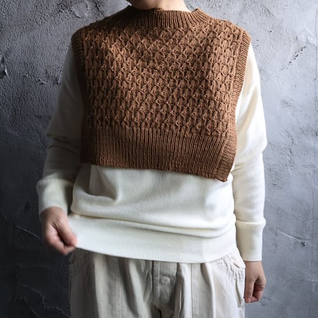 chiihao x nii-B  rambouillet vest (brown)
