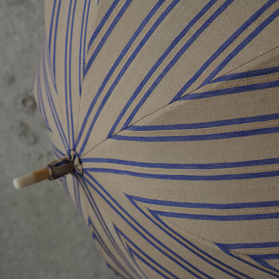 【完売商品/最終値下げ】Tabrik（タブリク） 日傘 ブルーストライプ Tabrik parasol blue stripe | nii-B | WEBSHOP