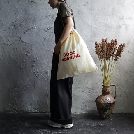 R&D.M.Co- hemp pajamas bag (silver/blue/red)
