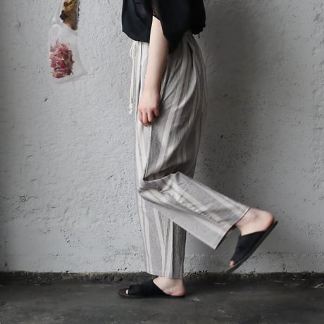 .less striped pants