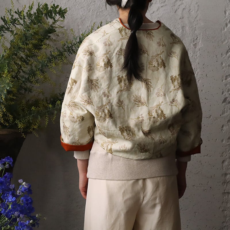 TOWAVASE Frais linen jacket (beige) | nii-B | W