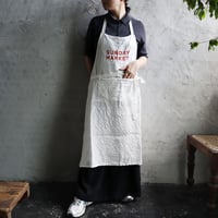 R&D.M.Co-  linen apron (SUNDAY-MARKET)