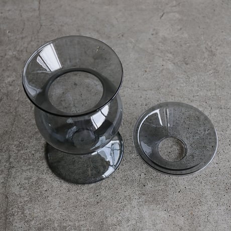 flower glassbase parfait gray (A/B)