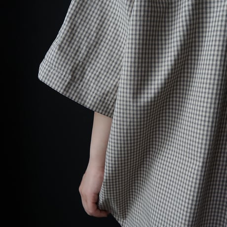 ànuke check over shirts (beige)