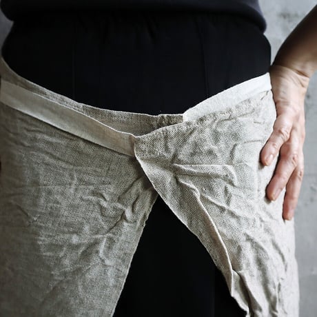 R&D.M.Co-  linen apron (ENGLAND)