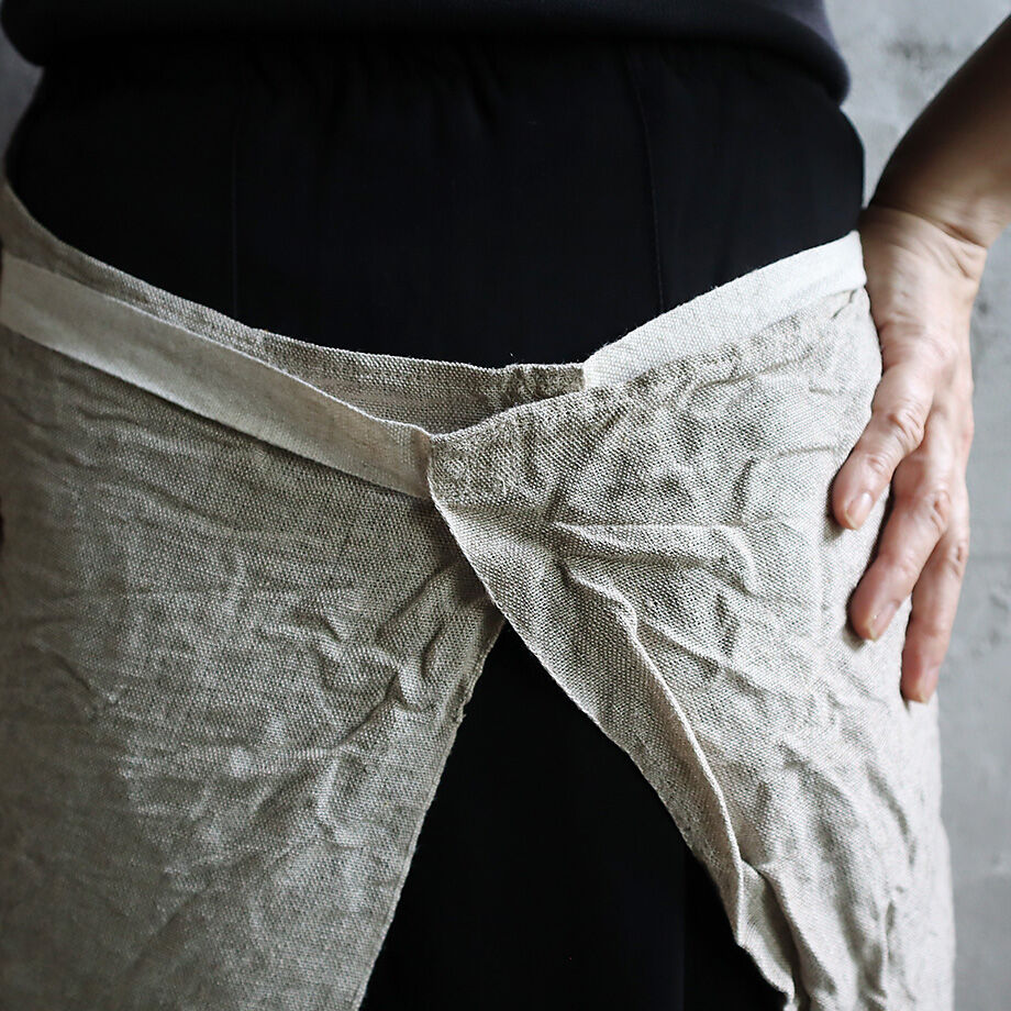 R&D.M.Co- linen apron (ENGLAND) | nii-B | WEBSHOP