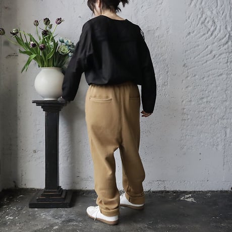 R&D.M.Co- string sweat pants (brown)