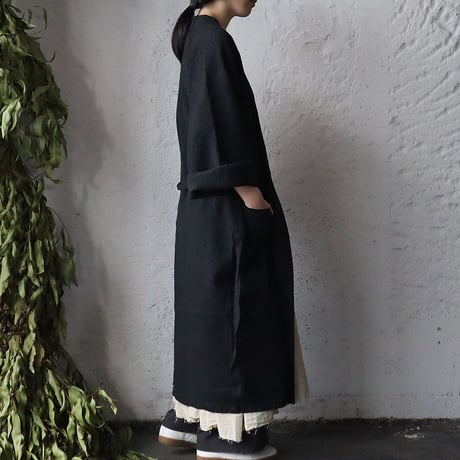 dead stock hospital gown (black)