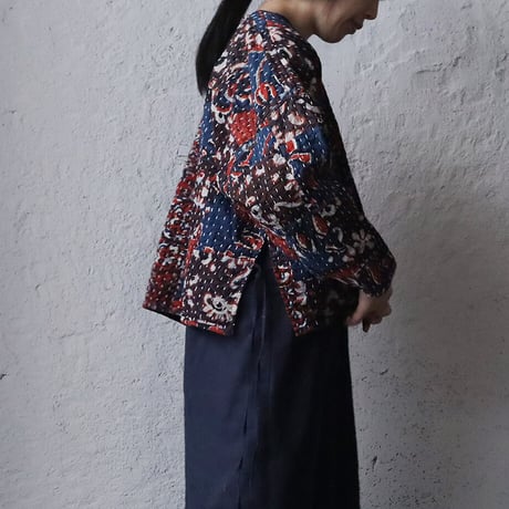saruche gudri short jacket (red mix)