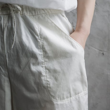 Le pivot cotton easypants(ivory)
