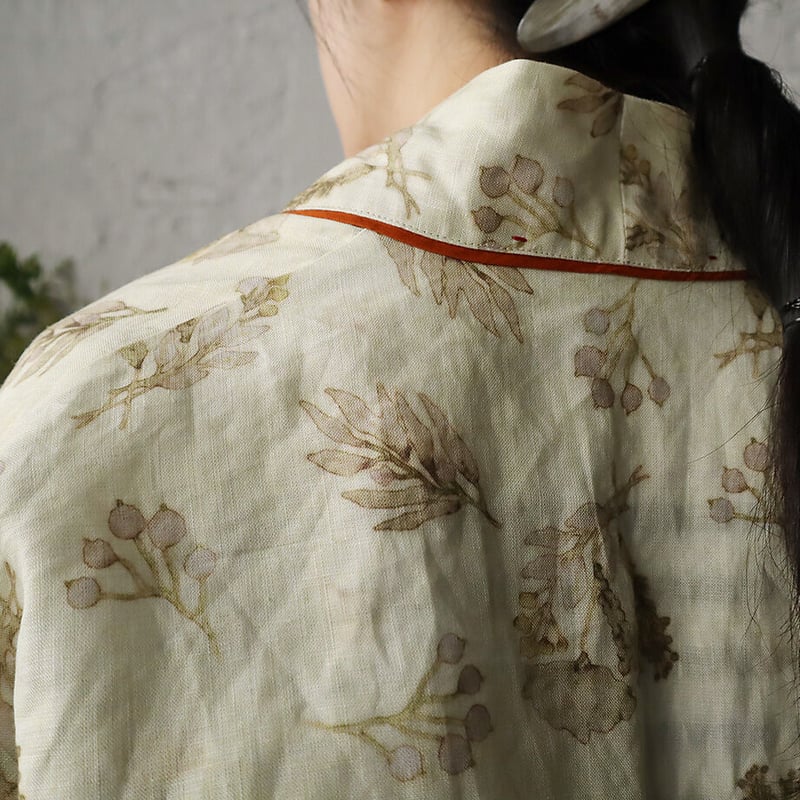 TOWAVASE Frais linen robe (beige) | nii-B | WEB