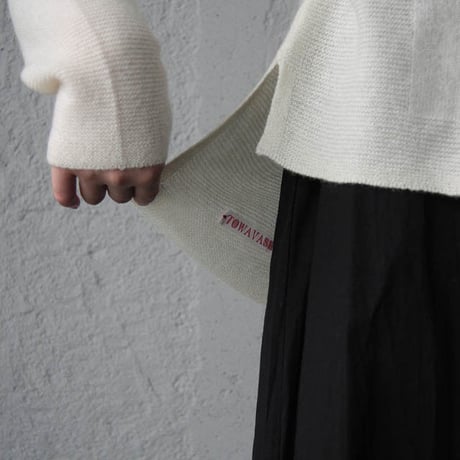 TOWAVASE Pétit dejeuner pullover cardigan (ivory)
