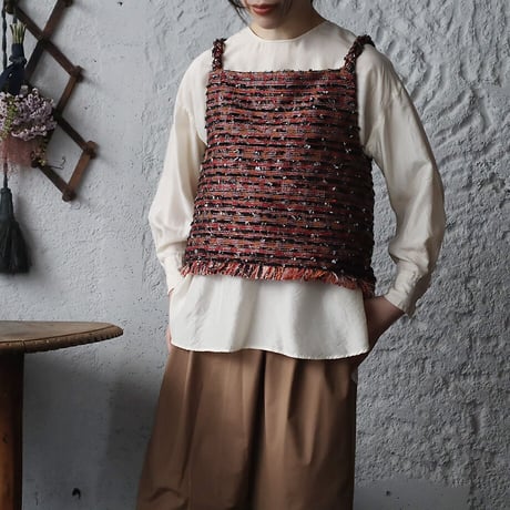 NOTA le blueque gillet (madder red)