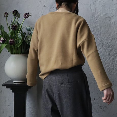 R&D.M.Co- drop shoulder sweat (bluegray/brown/heathergray/black)