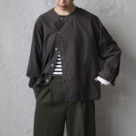france type farmers shirt (charcoal)