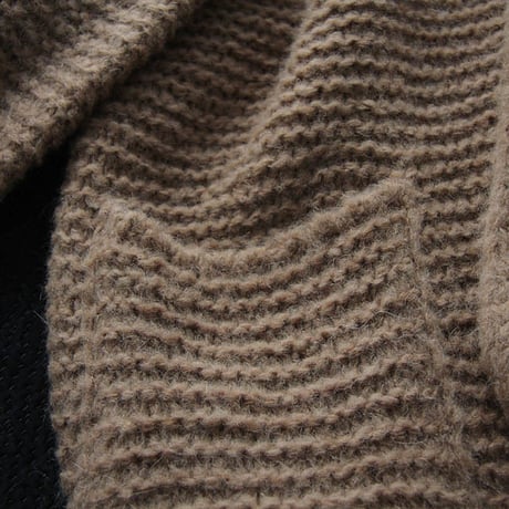 MAISON ANJE knit cardigan moka