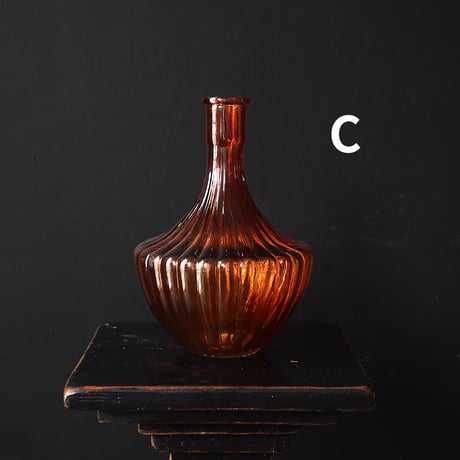 flower glassbase amber (A/B/C)