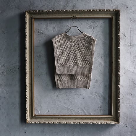 chiihao x nii-B  rambouillet vest (beige)
