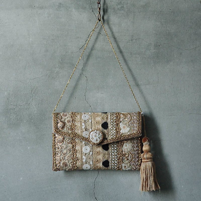 wild rose hips lacegold bag | nii-B | WEBSHOP