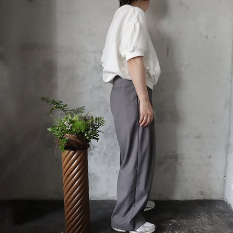 Le pivot halfsleeve sweat (offwhite/black)