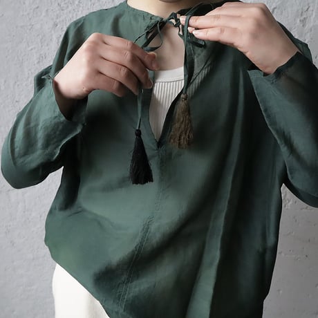 Tabrik silkcotton pullover (mossgreen)