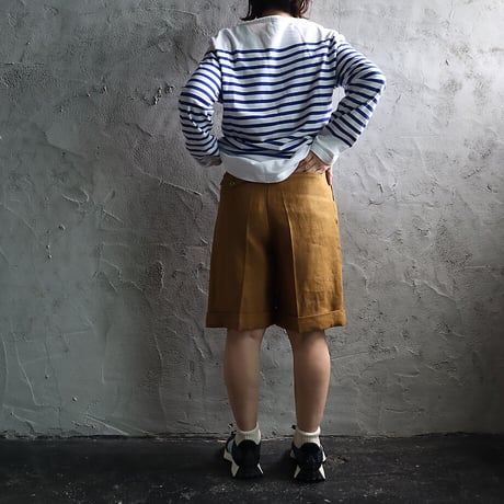 WANDERUNG linen pants (brown)